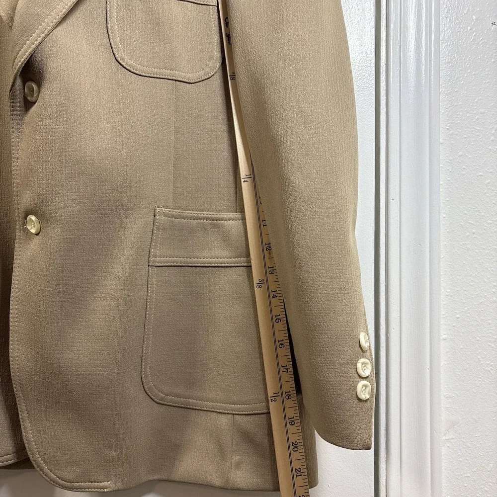 Levi's‎ Panatela Beige Sport Coat Blazer 44R Vintage 90s 22